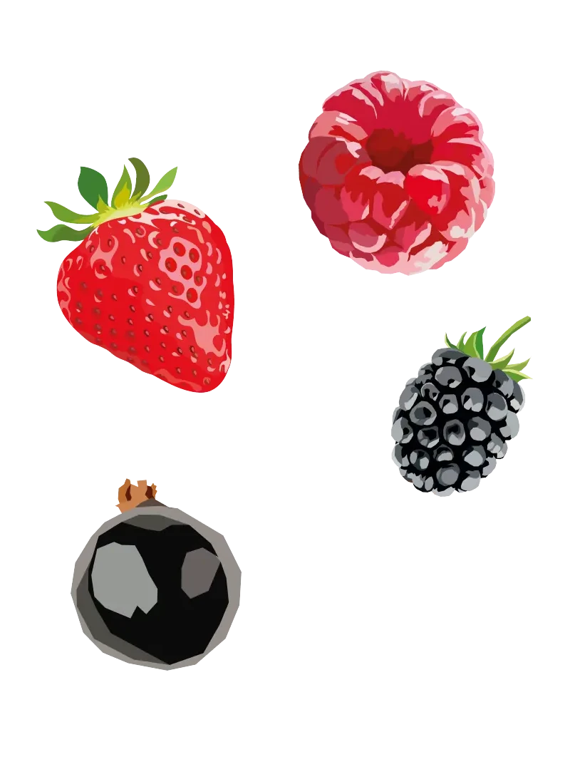 Vimto Wonderfuel Summer Berries Background