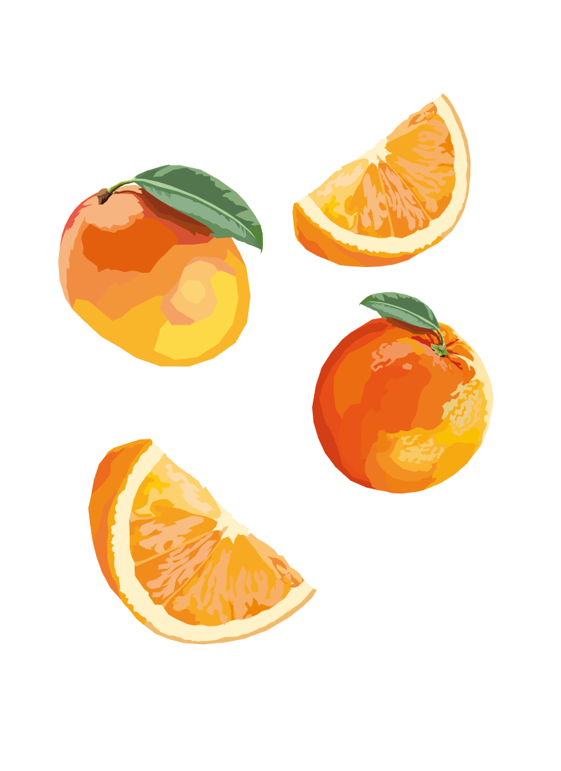 Vimto Wonderfuel Mango and Orange Background
